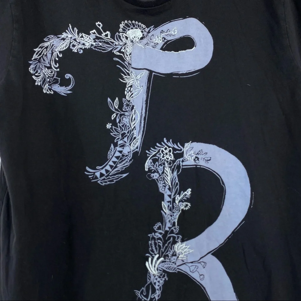 True Religion Black T-Shirt Size L